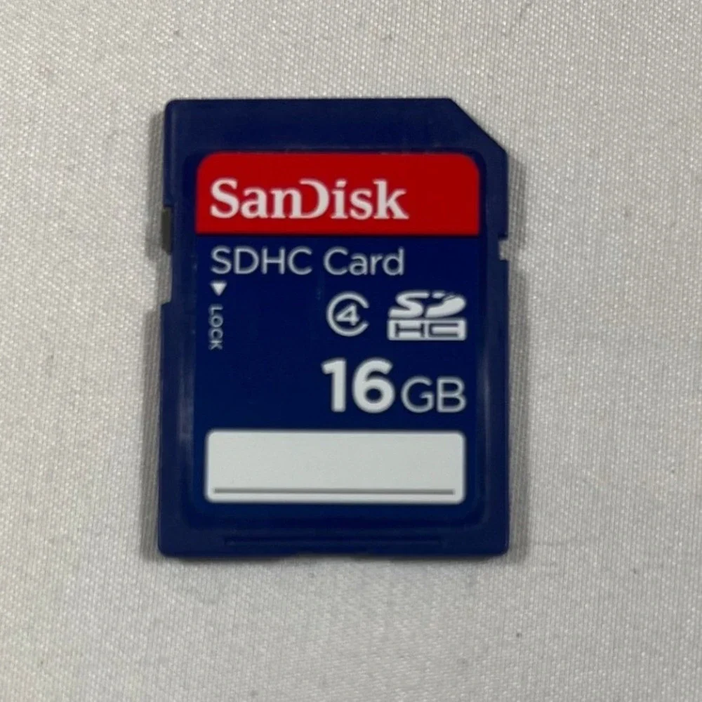SanDisk SDHC Card 16GB Blue Class 4 Flash Memory BL1329322380G